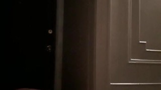 RedSer in his hallway naked risking being caught