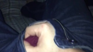 Grabbing bulge In boxer briefs