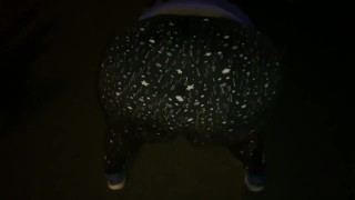 Bbw nearly getting caught!