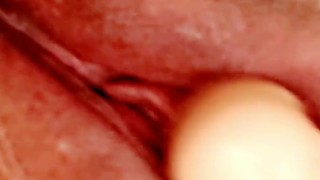 Milf plays with her pussy while Daddy is at work