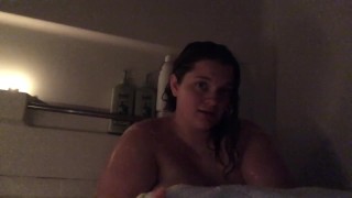 bathtub water bubbles 