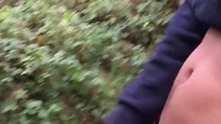 Thick Dick Cum In the Forrest