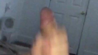 Jacking off my very long cock! 