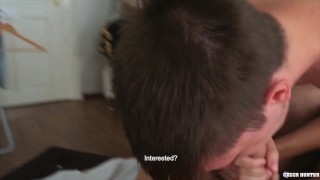  CZECH HUNTER 465 - Twink Strolling The Streets Takes A Break For Some Anal Action