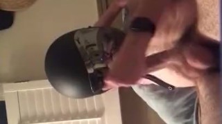 Headless helmet hand fuck