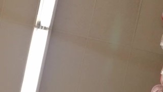 Blonde Shopping No Panties Public Upskirt