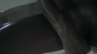 My first solo scene! Bath, bubbles, candles, dildo = a lot fun!