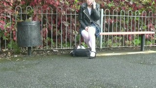 Horny Cheating Housewife is Stood Up FIXED; Public Masturbation, Cute Feet