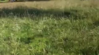 Teen pees outdoors and flashes publicly 