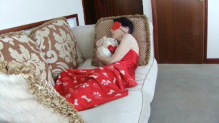 Preparing For Bed Wearing Sexy Nightdress "The Relaxing Moment At Night"
