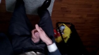 Preview - Edge & Sniff in Cumsuit & Back to Chastity