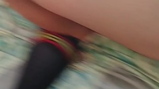 Sexy Latina Bent Over and Fucked hard and Covered In Cum