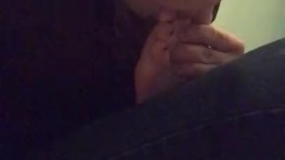 Licking my pretty sweaty feet xo