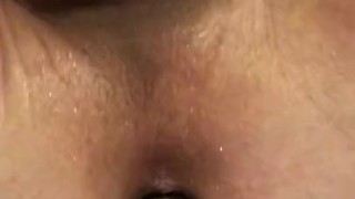 Wife pegging Husbands ass by hand, he uses Fleshlight & cums in her hand