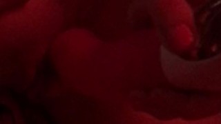 huge dildo ass toying