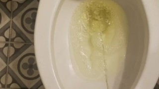 Male POV peeing