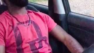 Car Stroking in the Woods