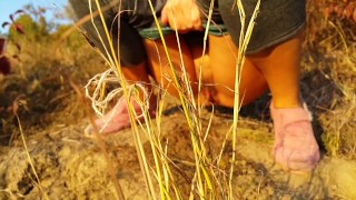 PUBLIC PISSING on Jogging Trail