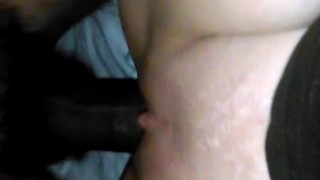Sexy white girl loves her BBC deep in her throat 