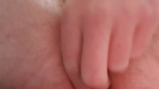 Early morning prostate massage 
