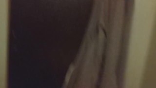 Public bathroom jerk off.