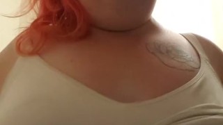 BBW Babe Mistress D Shows Off New Titty piercings 