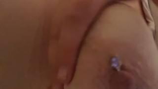 BBW Babe Mistress D Shows Off New Titty piercings 
