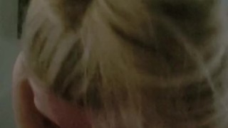 Afternoon Blowjob Blonde MILF Hotwife