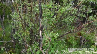 Youtuber Catches Redhead Masturbating in the Woods