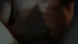 Undressing and playing with uncut cock