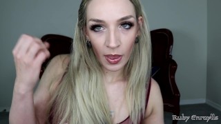 Femdom JOI, Stroke to my Ass - Femdom Tease and Denial - Dominatrix Ruby Enraylls