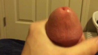 Huge, Messy Cumshot All Over My Cock