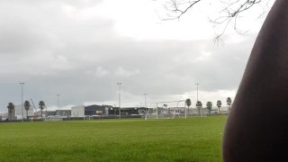 Playing with myself Outside