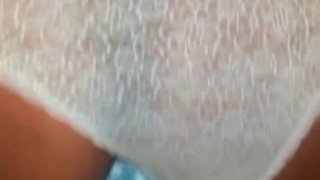 BBW rides Bad Dragon Large Nova in cute panties
