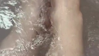 Sexy Wet Feet In The Jacuzzi