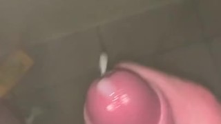 JERKING OFF IN THE SHOWER BEFORE WORK CUMSHOT