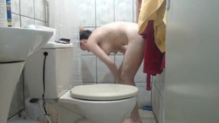 Lesbian RedHead Teen Caught Showering
