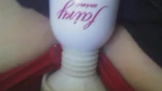 Bbw female cums hard
