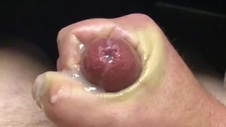 At Work Jerk Off Slow Motion Cum Shot