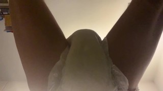 the completely wetting my diaper was planned, the messing not so much