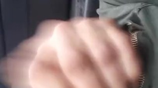 My super horny cock cums & it oozes thru my form fitting underwear