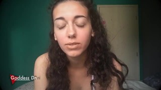 Goddess Dri humiliates virgin