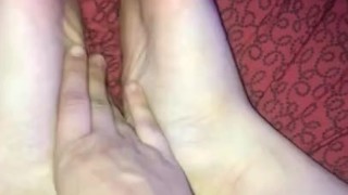Small little foot rub 