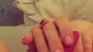 Abbystars plays and opens up her tite little pink pussie 