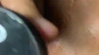 Girl plays with pretty pussy with sex toys and anal until she comes part 2