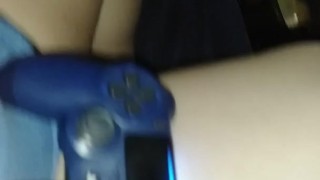 Ps4 gamer girl plays Fortnite