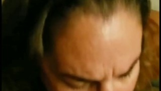 Wife sucks BBC with husband in the other room