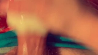 Lubed up my dick real good to cum inside my toy