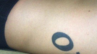 Belly sounds - with laying on belly and laying on back in bed positions