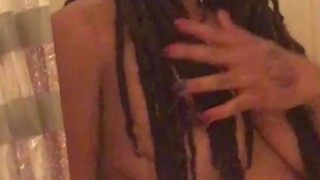 Watch her FUCK HERSELF in the Kitchen and Shower Juicy PUSSY Compilation